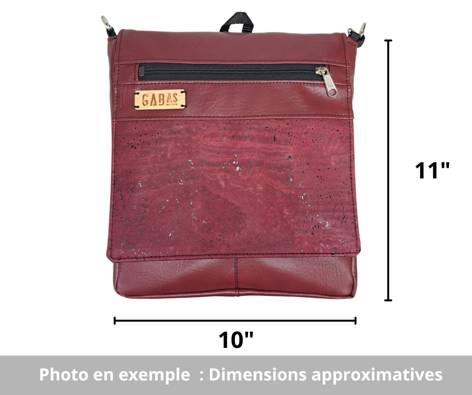 Le Slim bandoulière/sac à dos Fleur rétro – Sac-Gabas